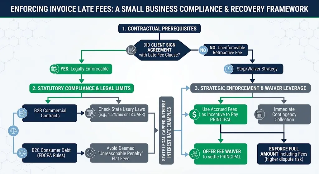 waste management decision tree for pending invoices