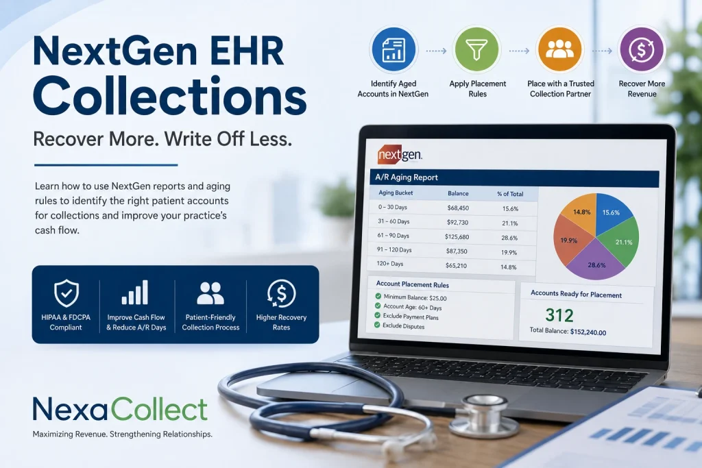nextgen ehr collection agency